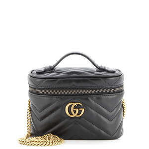 Gucci Gg Marmont Top Handle Vanity #222984G10B